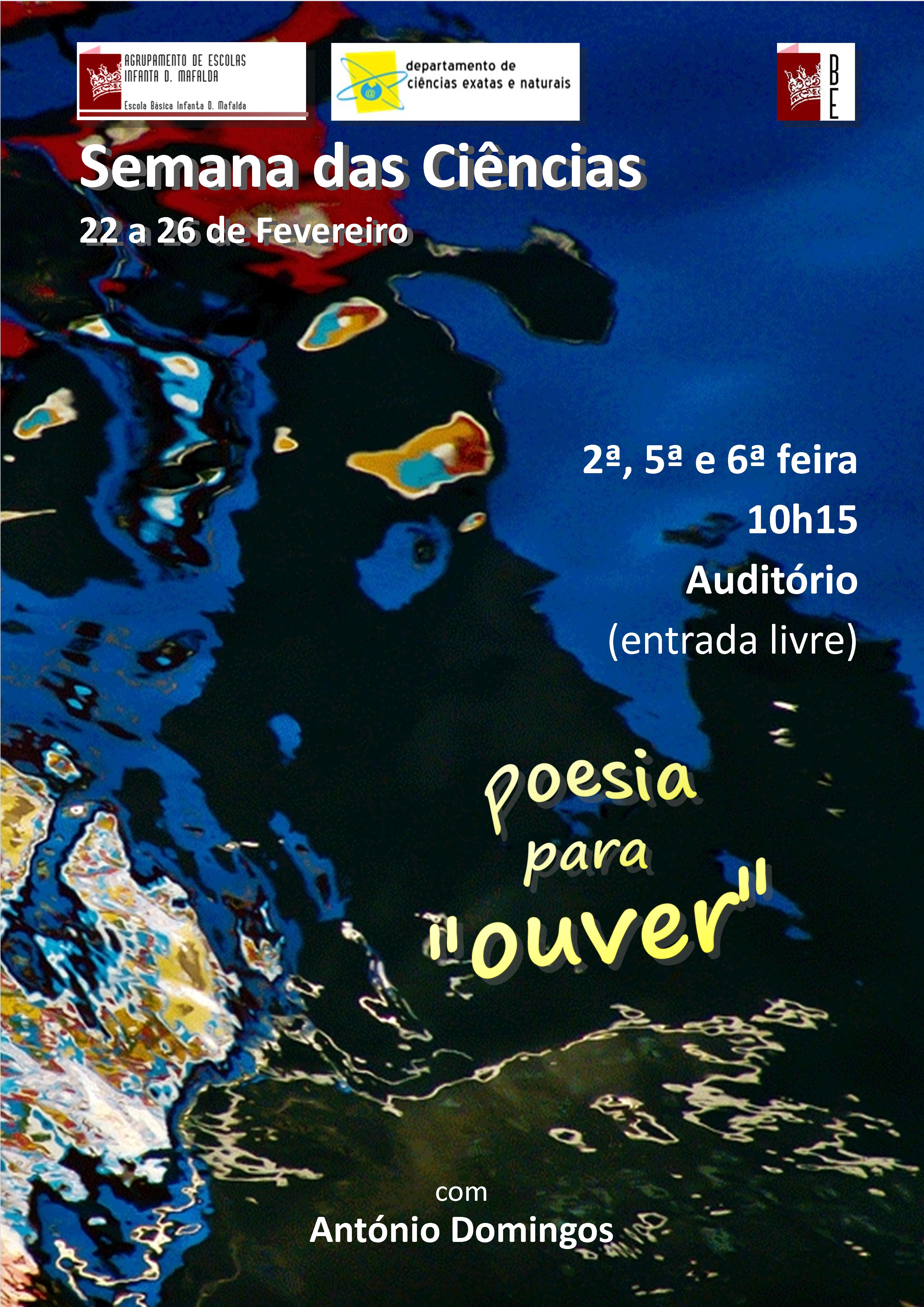 CARTAZ - POESIA PARA OUVER